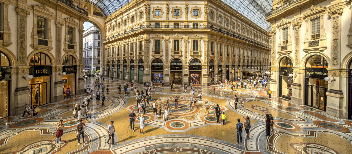 Galleria Vittorio Emanuele – Edelpassage zwischen Domplatz und Piazza della Scala